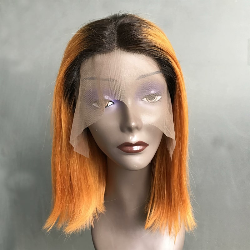 orange wig