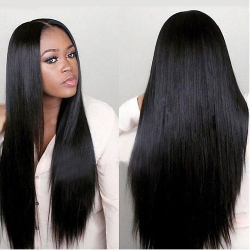 10A Unprocessed Brazilian Virgin Human Hair Straight Pre Plucked Full Lace Wigs For Black Women 1B Soft Remy Cheap Full Lace Wigs Promotions With Natu