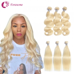 8A grade Brazilian blonde body wave hair silky straight bundles