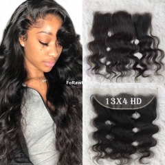 Brazilian Body Wave 13X6 Transparent Lace Frontals Virgin Human Hair 13x4 Hd Swiss Lace Frontals Closure