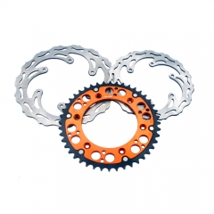 OEM Rear Orange Sprocket Front and Rear Disc Compatible with KTM SX EXC-F MXC