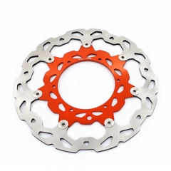 VMX 320MM Oversize Floating Disc Rotors Compatible with KTM  SX EXC MXC Orange