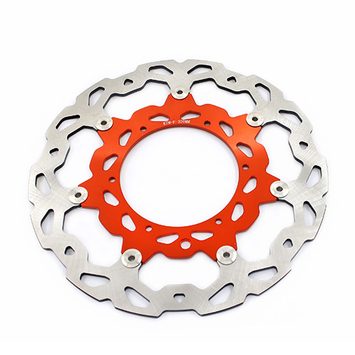 VMX 320MM Oversize Floating Disc Rotors Compatible with KTM  SX EXC MXC Orange