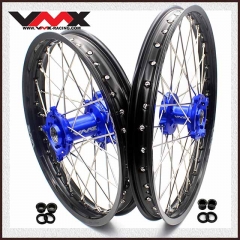 VMX 21/19 MX Motorcycle Wheels Rim Set Fit KAWASAKI KX250F KX450F 2006-2018 Blue Hub