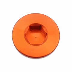 CNC Engine Crankcase Nut Compatible with KTM SXF 250 350 400 11-15 SMR ENDURO Orange