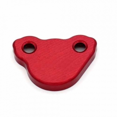 CNC BILLET REAR MASTER CYLINDER COVER FIT HONDA CRF 250R CRF 450R 02-15 RED