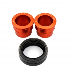 Front 26mm Axle Orange Spacers Set Fit KTM