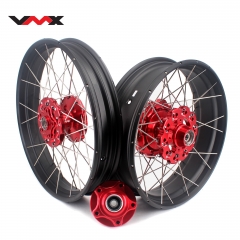 VMX Fit Honda CB500X 2019-2021 Tubeless Wheels 2.5*19"/4.25*17" Rims Red Hub Black Rim