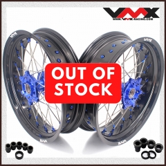 VMX 3.5/5.0 Supermoto Wheel Fit YAMAHA YZ250F/450F YZ125/250 Blue Hub/Nipple