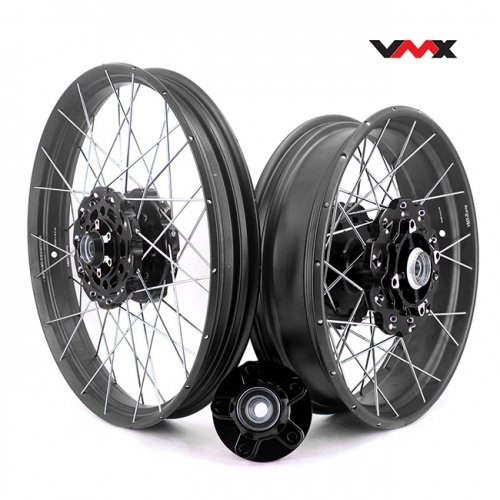 VMX Fit Honda Africa Twin CRF1100L 2020-2022  Tubeless Wheels 2.15*21"/4.25*18" Black Hub/Rim