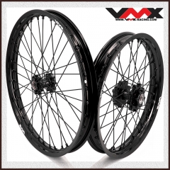 VMX 1.6*21"/1.85*18" Fit Surron Light Bee 2019-2022 , Electric Dirt Bike Wheels Rim  in All Black