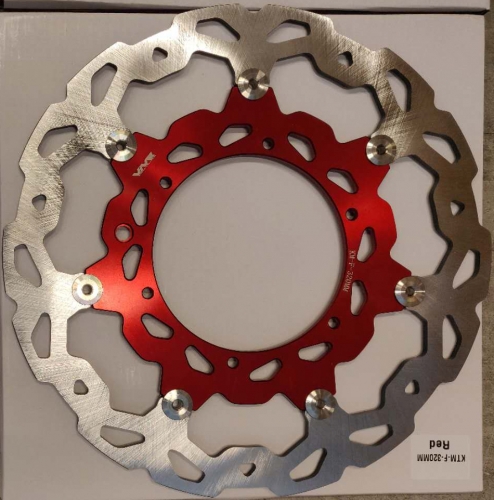 320MM Oversize Floating Disc, Rotors Compatible with KTM SXF EXC 1998-2023 Red