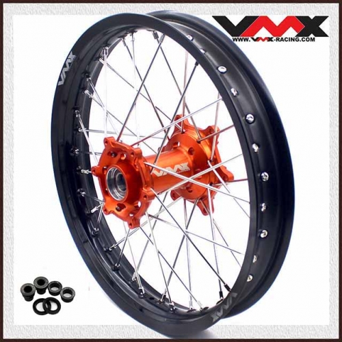 VMX 2.15*18" Rear Wheel  Compatible with KTM EXC SX-F 125-530  2000-2023 Orange