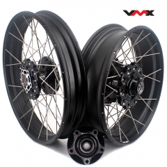 VMX Fit Honda CB500X 2022-2023 Tubeless Wheels 2.5*19"/4.25*17" Black Hub Black Rim