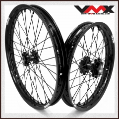 VMX 1.6*21"/1.85*18" Wheels Fit Talaria Sting , Electric Dirt Bike Wheels Rim  in All Black