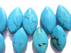 15x30mm 23pcs turquoise semi precious horese eye marquoise green blue jewelry beads