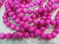 5strands 4-12mm turquoise beads round ball dark rose red assortment jewelry beads