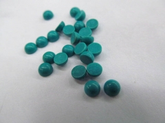 3 4 5 6 7 8 9 10mm 100pcs cabochons stabilized turquoise roundel green blue veins jewelry beads