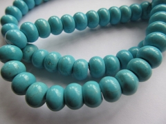 high quality-- bulk turquoise beads rondelle abacus aqua blue mixed jewelry beads 4x6mm--10strands