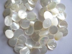 high quality genuine MOP shell 12x16mm 2strands 16inch,mother of pearl teadrop white pinkjewelry bea