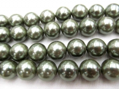 14mm wholesale genuine pearl round ball freshwater army green white pink red assortment jewelry bead