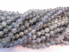 genuine kyanite beads 6-10mm 16inch strand ,high quality round ball blue jewelry beads