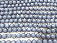 5strands 3 4 6 8 10 12mm Swiss blue Jade Beads Round Ball Faceted hematite black matte Asssortment j