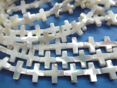 wholesale 5strands 10x10mm 12x12mm genuine MOP shell mother of pearl MOP cross white brown mixed col