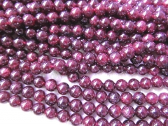 2strands 4-12mm wholesale genuine garnet rhodolite beads round ball jewelry semi precious