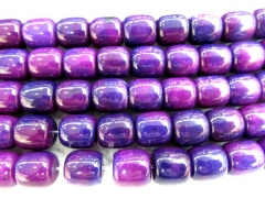 high quality 10x14mm 5strands sugilite barrrel purple red connector beads