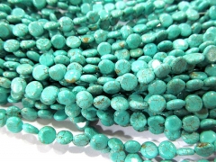 high qualtiy LOT 8mm 5strands turquoise beads roundel coin disc blue green assortment jewelry beads 