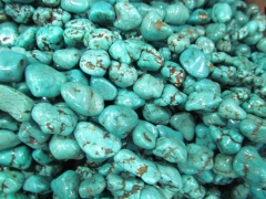 wholesale 5strands 4-25mm turquoise stone freeform nuggets chips green blue jewelry beads