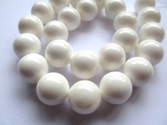 4-18mm 16inch natural sea shell round high quality mother of pearl ball round assortment jewelry bea