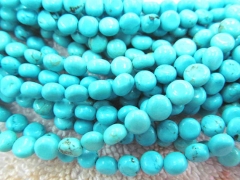 high qualtiy LOT 8mm 5strands turquoise beads roundel coin disc blue green assortment jewelry beads 