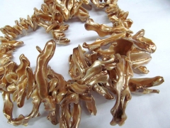 batch genuine MOP shell 15-35mm 2strands 16inch,mother of pearl freeform chips branch brown assortme
