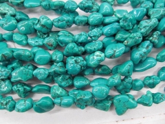 15%off--5strands 4-25mm wholesale stabilized turquoise stone aqua blue jewelry loose beads