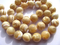 genuine MOP shell round 5-6mm 5strands 16inch,high quality mother of pearl ball white jewelry bead