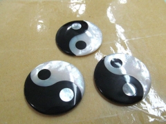 12mm 24pcs ,natural MOP shell mother of pearl YIN-YANG clove roundel coin oval clove cross hand eye 