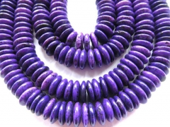 high quality bulk turquoise stone heishi dark purple jewelry beads 10mm--5strands 16inch/per strand