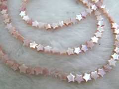 6mm 8mm 16inch genuine MOP shell high quality mother of pearl MOP star pink red assortment beads