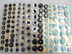 batch evil shell MOP 10mm 100pcs,Top Quality ,mother of pearl roundel hamsa oval clove cross hand he