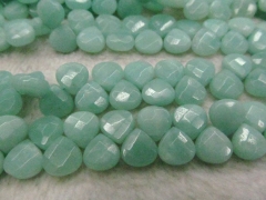 Natual Amazonite stone,Amazone bead,teadrop drop faceted beads 8x8mm full strand