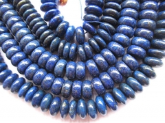 wholesale 2strands 4x6-10x16mm lapis lazulite gems Rondelle Abacus pinwheel blue loose bead