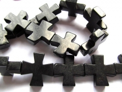 high quality 15-50mm 16inch turquoise beads crosses black jet multicolor jewelry focal