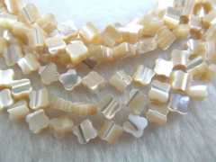 bulk genuine MOP shell rondelle 12x12mm 5strands , mother of pearl MOP clove brown assortment beads