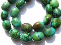 high quality turquoise beads nuggets barrel tibetant jewelry beads 12-16mm--2strands 16inch/L