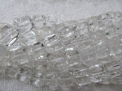 10-14mm full strand natural white quartz beads freeform column bar crystal gergous jewelry beads