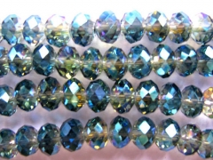 2x3 3x4 4x6 5x8mm 2strands wholesale crystal like charm craft bead rondelle abacus faceted mystic AB