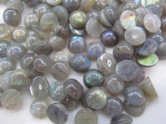 high quality genuine labradorite cabochons,roundel coin disc 10-12mm 12pcs