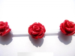10mm 5strands 100pcs ,high quality turquoise florial flowers rose petal hot red colorful cabochons j